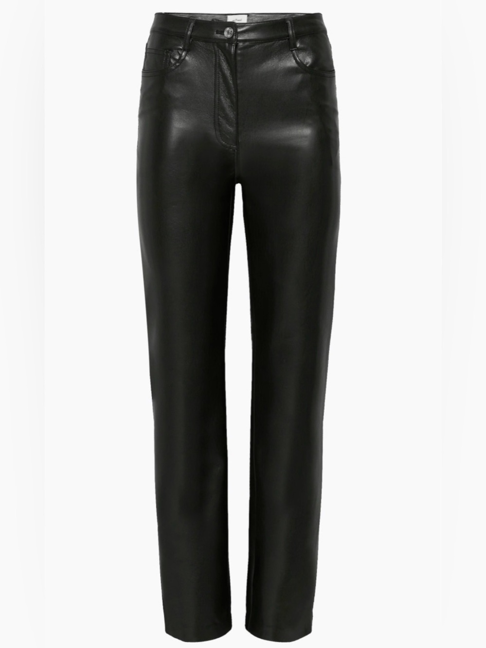 Aritzia Faux Leather Straight Leg Pants